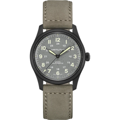 Hamilton H70215880 Khaki Field Titanium Auto Concrete Dial
