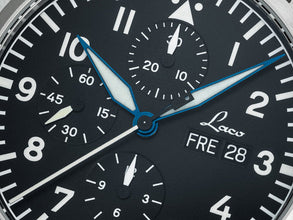 Laco 862148 Chronographs Kiel.2 Schwarz Special Edition Black