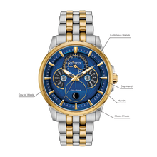 Citizen BU0054-52L Eco-Drive Calendrier Calendar Moonphase Blue Dial