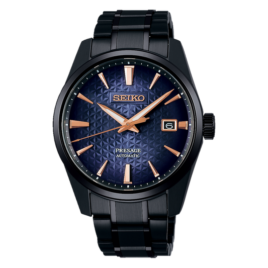 Seiko Presage SPB363 Sharp Edged Limited Edition Black Rose Gold
