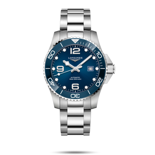 Longines L3.782.4.96.6 HydroConquest 30bar Automatic Sunray Blue // Pre-Owned
