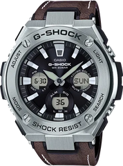 Casio G-Shock GSTS130L-1A G-STEEL Layer Guard Leather // Pre-Owned
