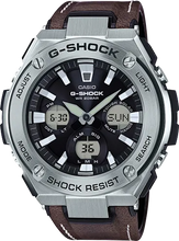 Casio G-Shock GSTS130L-1A G-STEEL Layer Guard Leather // Pre-Owned