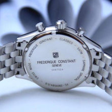 Frederique Constant FC-292MG5B6B Classics Quartz Chronograph Stainless Steel Metal Bracelet Black Dial