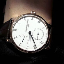 Frederique Constant FC-723WR3S6 Slimline Power Reserve Manufacture Stainless Steel Silver Dial