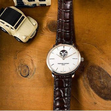 Frederique Constant FC-312V4S4 Slimline Heart Beat Automatic Rose Gold Silver Dial