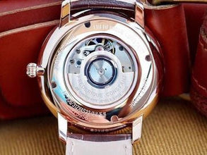 Frederique Constant FC-312V4S4 Slimline Heart Beat Automatic Rose Gold Silver Dial