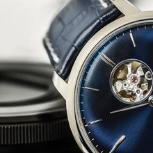 Frederique Constant FC-312N4S6 Slimline Heart Beat Automatic Stainless Steel Blue Dial