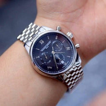 Frederique Constant FC-292MG5B6B Classics Quartz Chronograph Stainless Steel Metal Bracelet Black Dial