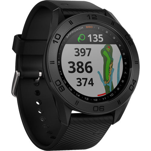 Garmin Approach S60 GPS Watch Black with Black Band