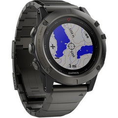Garmin Fenix 5X GPS Watch Slate Gray Sapphire with Metal Band
