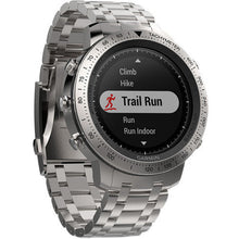 Garmin Fenix Chronos GPS Watch With Brushed Stainless Steel Band