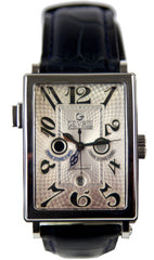 Gevril Avenue of America Dual Time White Gold 5850