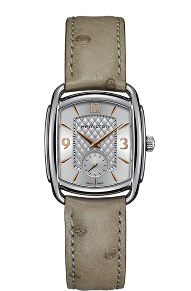 Hamilton Bagley L Slv DL Ostrich Strap  H12451855