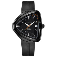 Hamilton Ventura Elvis 80th Auto Black Dial Rubber Strap H24585331