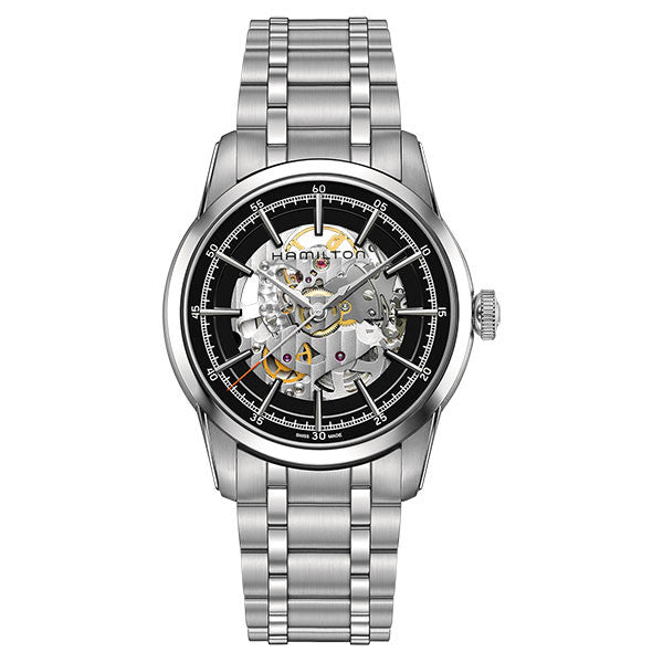 HAMILTON TIMELESS CLASSIC RAILROAD SKELETON AUTO H40655131