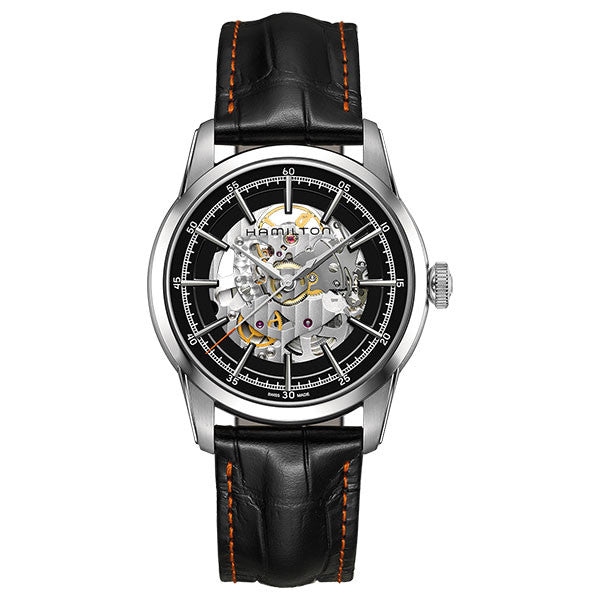 HAMILTON TIMELESS CLASSIC RAILROAD SKELETON AUTO H40655731