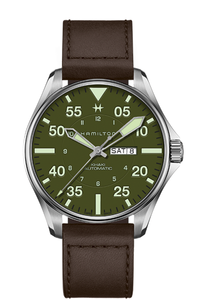 Hamilton H64735561 Khaki Aviation Pilot Schott NYC Limited Edition