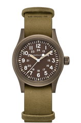 Hamilton H69449861 Khaki Field Mechanical Earth