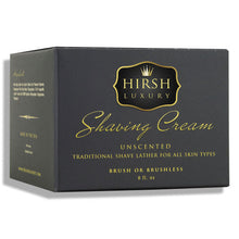 Hirsh Luxury Shaving Cream - Unscented - 8 oz.