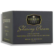 Hirsh Luxury Shaving Cream - Unscented - 8 oz.