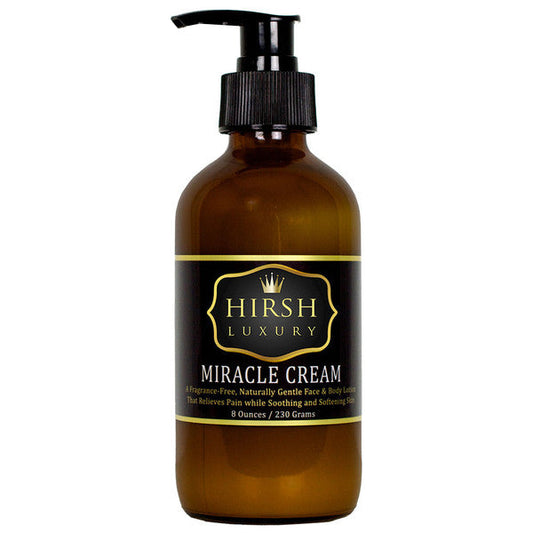 Hirsh Luxury Miracle Cream Face & Body Lotion - Fragrance Free - 8 oz.