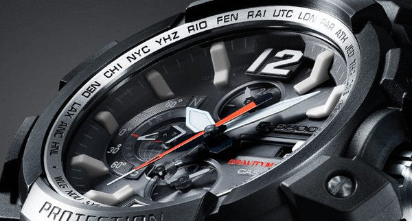 Casio G-Shock Aviation GPS Hybrid Gravity Master Bluetooth GPW2000-1A