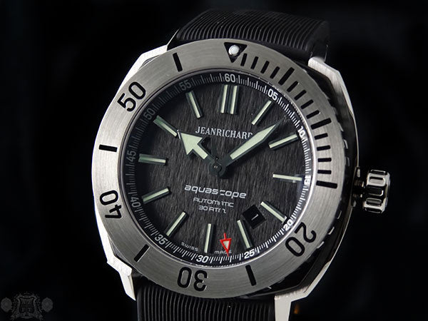 JeanRichard Aquascope Black Dial 60400-11A602-FK6A