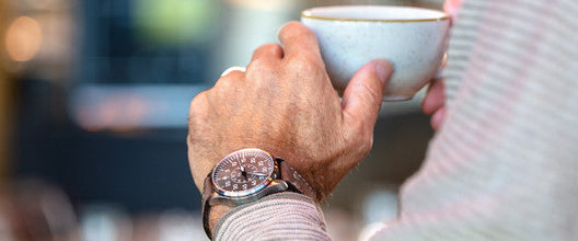 Laco Pilot Watches Basic Aachen 42 Taupe 862117