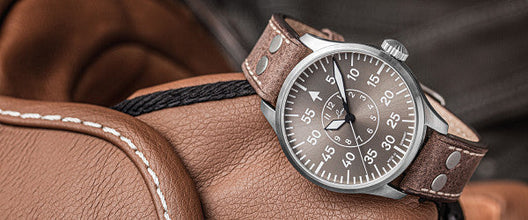 Laco Pilot Watches Basic Aachen 42 Taupe 862117