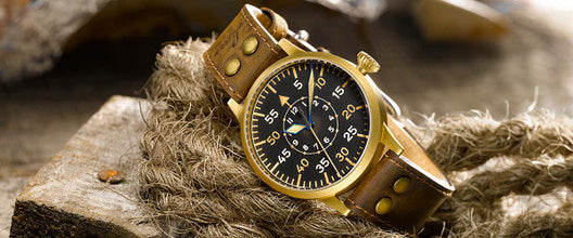 Laco Pilot Watch Original DORTMUND BRONZE 862088
