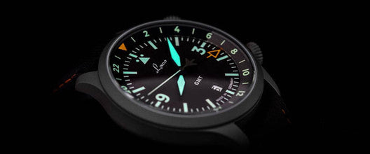 Laco Pilot Watches Special Models FRANKFURT GMT GRAU 862121