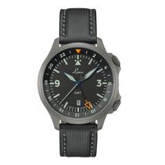 Laco Pilot Watches Special Models FRANKFURT GMT SCHWARZ 862120