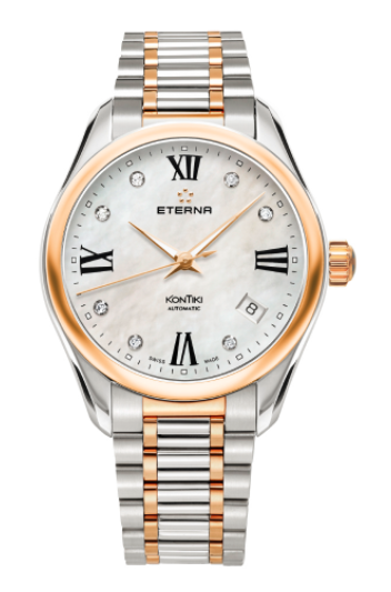 Eterna Lady Kontiki Diver 36mm Automatic 7 Diamonds Ref: 1260.53.66.1732