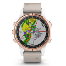 Garmin D2 Delta S Aviator Watch with Beige Leather Band