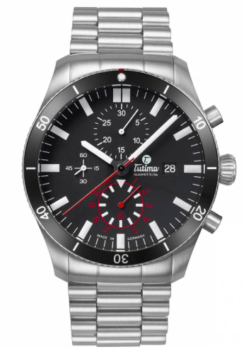 Tutima Glashutte Grand Flieger Airport Chronograph 6401-02