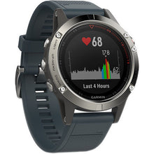 Garmin Fenix 5 GPS Watch Silver Granite